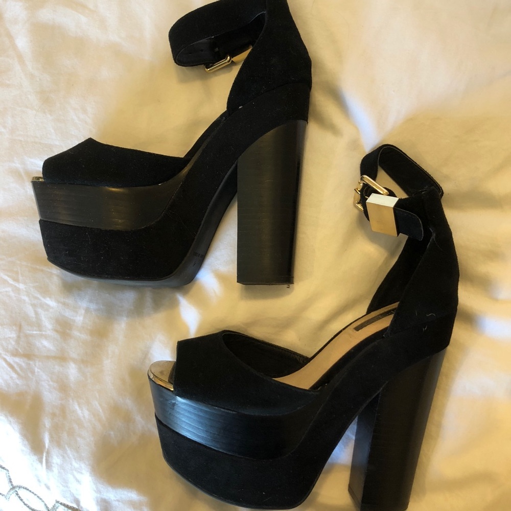 Top shop platform heels size 6